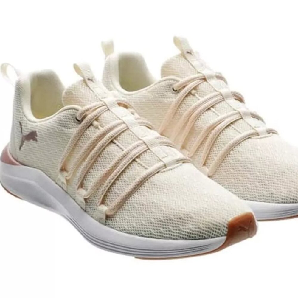 Pre-Owned NO BOX Puma Women's Prowl Knit Sneakers Beige Size 8.5 $90 KK317